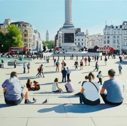 Summer Sun Trafalgar Square